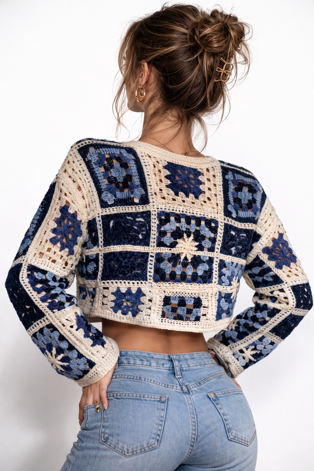 croched sweater.
