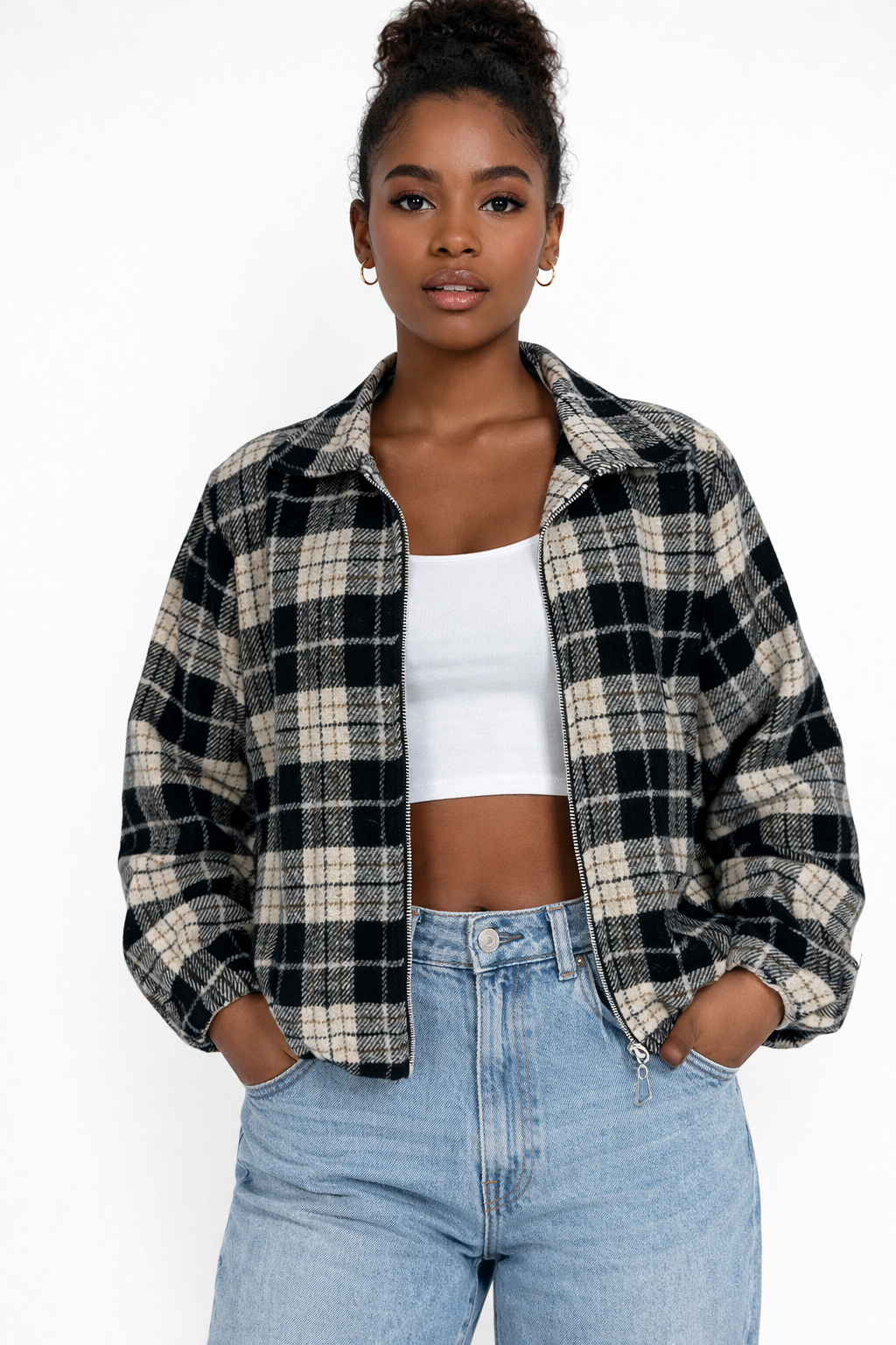 bomber style jacket.