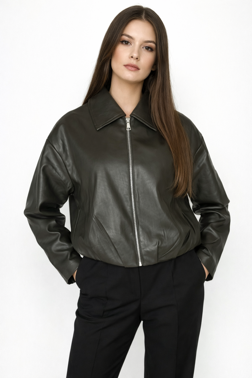eco leather jacket.